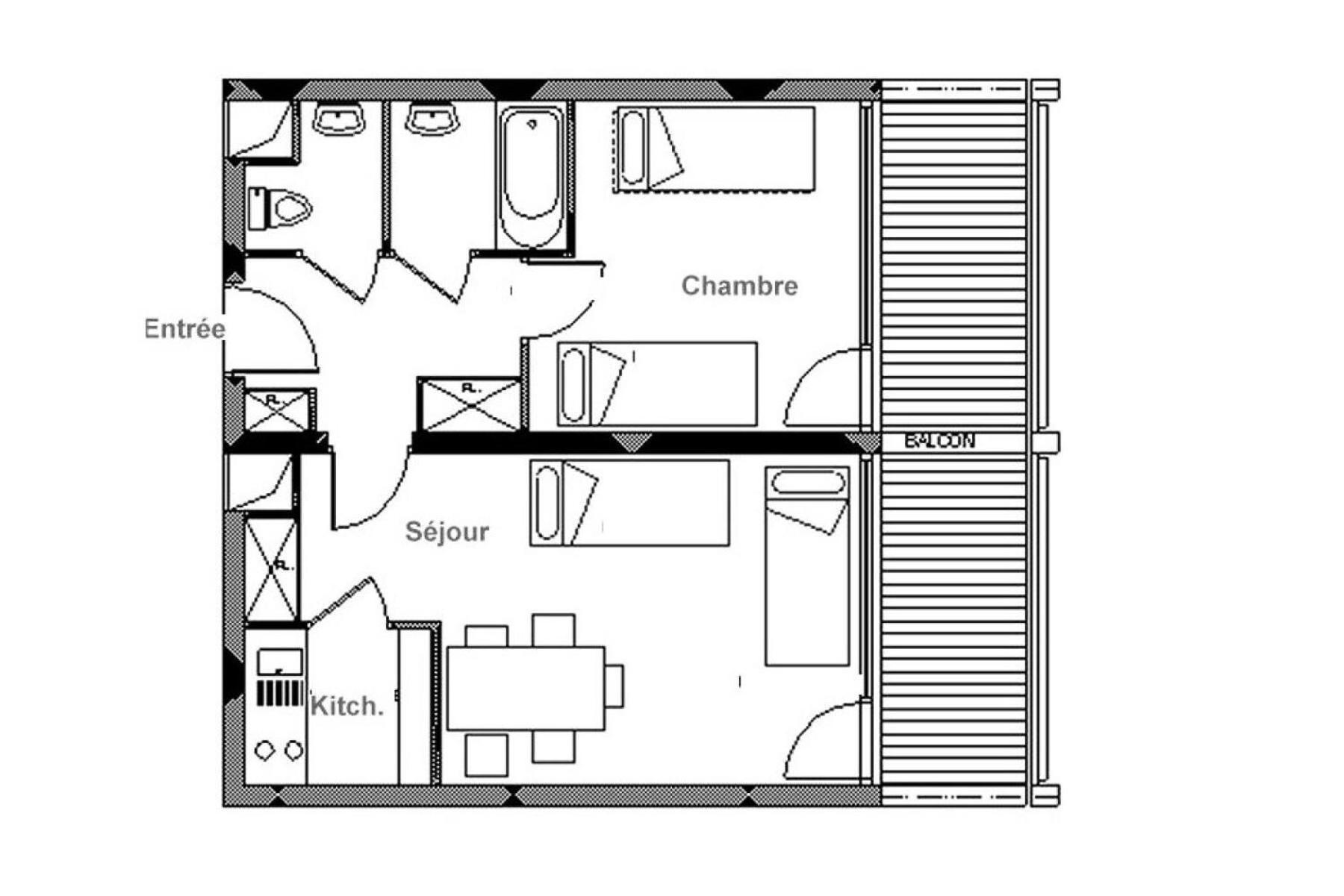 Residence Chaviere - Appartement Lumieux - Centre Station - Balcon Mae-3074 Saint-Martin-de-Belleville Exterior foto